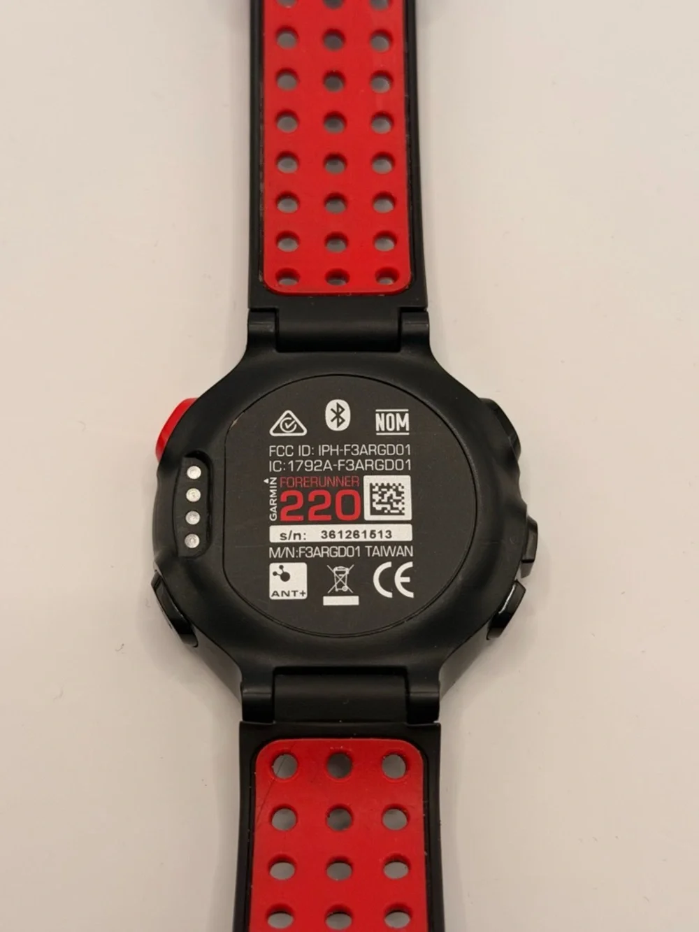 Garmin Forerunner 220, Black‎ And Red, For Parts